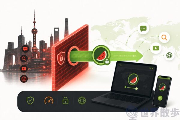 スイカVPNで中国でネット接続