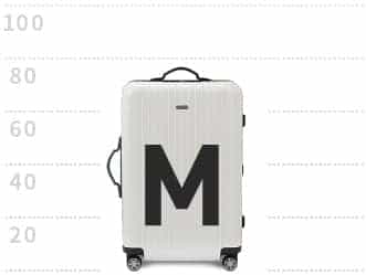 Mサイズのスーツケースをレンタル