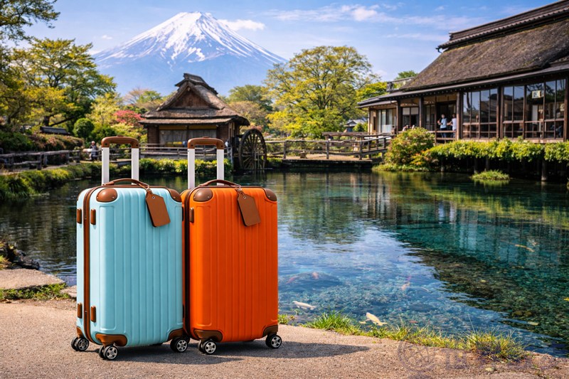 山梨県の店舗でスーツケースレンタル