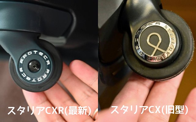 スタリアCXRのキャップデザインの変更
