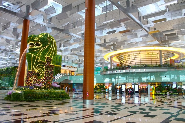 シンガポールのチャンギ空港