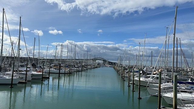 ニュージーランドの港